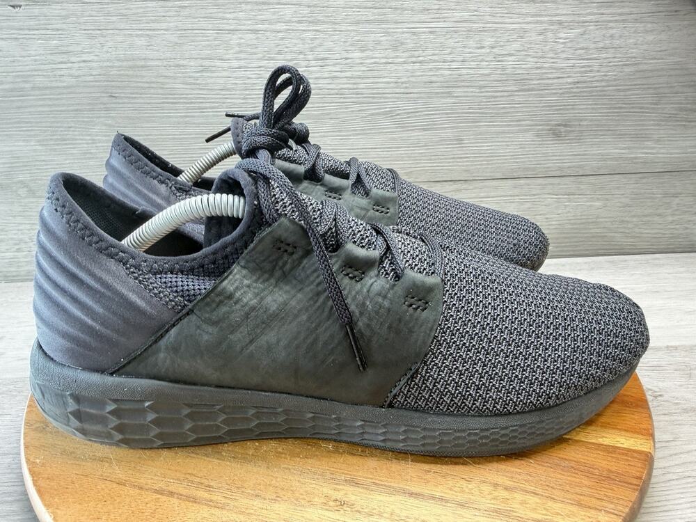 New Balance Cruz V2 MCRUZNB2 Mens Fresh Foam Black Running Shoes Size 12